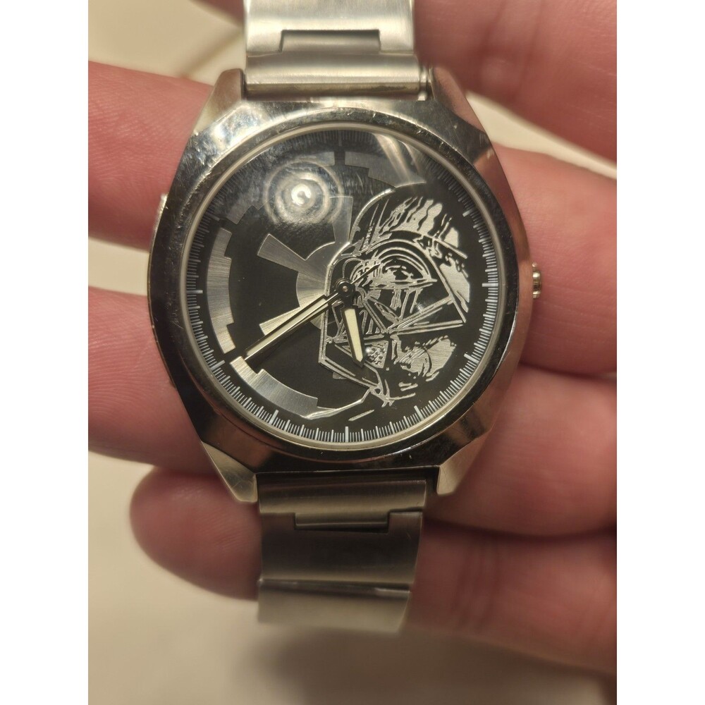 FOSSIL 1997 STAR WARS (DARTH VADER)  Silver Watch 20th Anniv. LTD Ed. #4525/10k